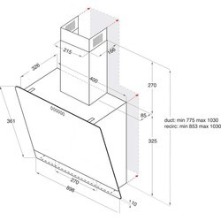 Вытяжки Hotpoint-Ariston PHVP 8.2 FLTK