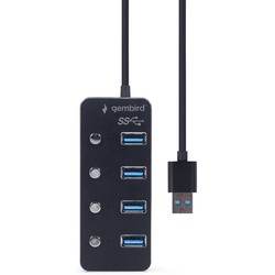 Картридеры и USB-хабы Gembird UHB-U3P4P-01