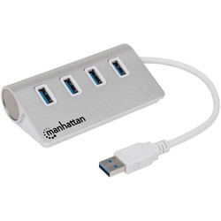 Картридеры и USB-хабы MANHATTAN 4-Port SuperSpeed USB 3.0 Hub
