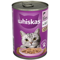 Корм для кошек Whiskas 1+ Can with Salmon in Jelly 400 g 12 pcs