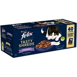 Корм для кошек Felix Tasty Shreds Mixed Selection in Gravy 40 pcs