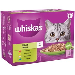 Корм для кошек Whiskas 1+ Mixed Menu in Jelly 48 pcs