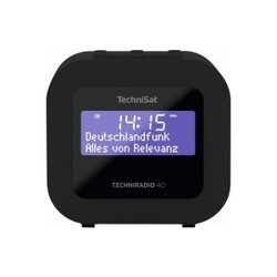 Радиоприемники и настольные часы TechniSat TechniRadio 40 (черный)