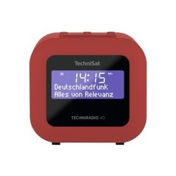 Радиоприемники и настольные часы TechniSat TechniRadio 40 (красный)
