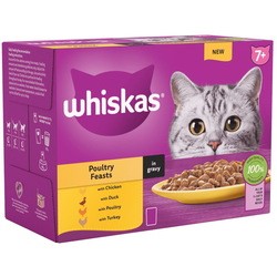 Корм для кошек Whiskas 7+ Poultry Feasts in Gravy 48 pcs