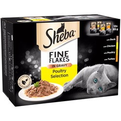 Корм для кошек Sheba Fine Flakes Poultry Collection in Gravy 12 pcs
