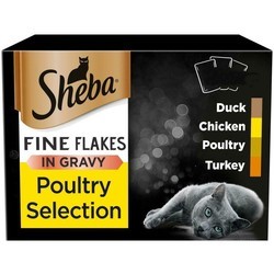Корм для кошек Sheba Fine Flakes Poultry Collection in Gravy 48 pcs