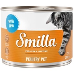 Корм для кошек Smilla Bowls Poultry with Fish 6 pcs