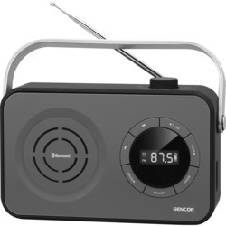 Радиоприемники и настольные часы Sencor SRD 3200 (черный)