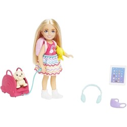 Куклы Barbie Chelsea Travel Set With Puppy HJY17