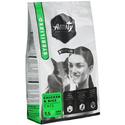 Корм для кошек Amity Premium Sterilized Chicken/Rice 1.5 kg