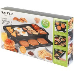 Электрогрили Salter Family Non-Stick Health Grill, Grill and Griddle in One