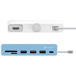 Картридеры и USB-хабы ADAM Elements CASA HUB i7 USB-C 7-in-1 Multi-Function Hub