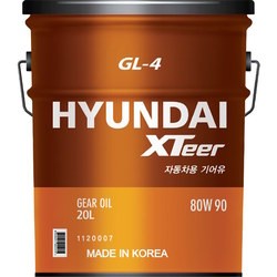 Трансмиссионные масла Hyundai XTeer GL-4 80W-90 20L