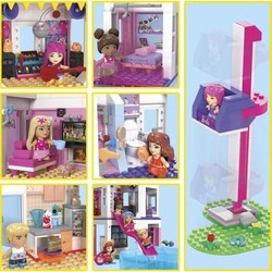 Конструкторы MEGA Bloks Barbie Color Reveal Dreamhouse Toy Building Set HHM01