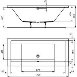 Ванны Ideal Standard Strada Duo 170x75 K260701