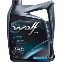 Моторные масла WOLF Moto 4T 10W-40 4L