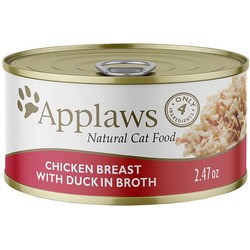 Корм для кошек Applaws Adult Canned Chicken Breast with Duck 156 g 24 pcs