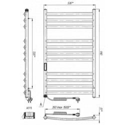 Полотенцесушители LARIS Classic Premium E S L 500x900 73207660