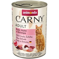 Корм для кошек Animonda Adult Carny Turkey/Chicken/Shrimps 400 g 6 pcs