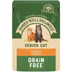 Корм для кошек James Wellbeloved Senior Cat Turkey in Gravy 24 pcs