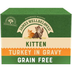 Корм для кошек James Wellbeloved Kitten Turkey in Gravy 24 pcs