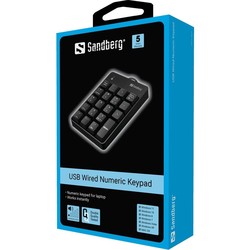 Клавиатуры Sandberg USB Wired Numeric Keypad