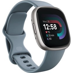 Смарт часы и фитнес браслеты Fitbit Versa 4 (серебристый)