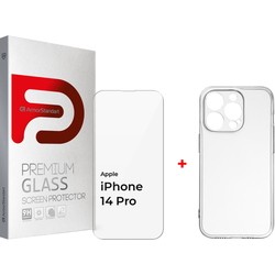 Чехлы для мобильных телефонов ArmorStandart Air Series for iPhone 14 Pro + Glass