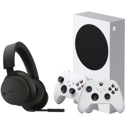 Игровые приставки Microsoft Xbox Series S + Gamepad + Headset + Game