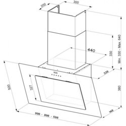 Вытяжки Rangemaster OPLHD100BL