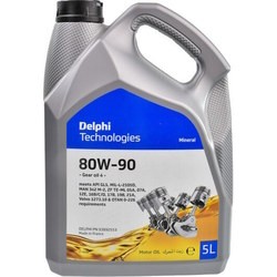 Трансмиссионные масла Delphi Gear Oil 80W-90 5L