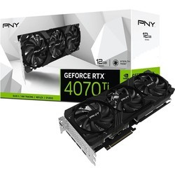 Видеокарты PNY GeForce RTX 4070 Ti 12GB Verto LED Triple Fan