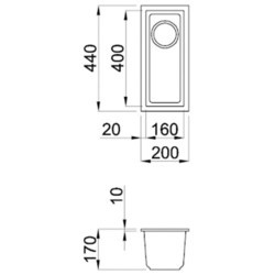 Кухонные мойки Reginox Quadra 50 LGQ05062BSO