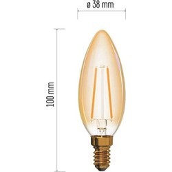 Лампочки EMOS Vintage 2.1W 2200K E14