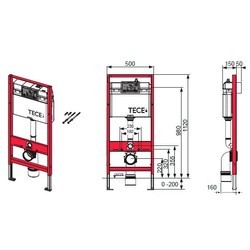 Инсталляции для туалета Tece Base 9400401