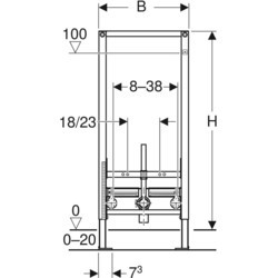 Инсталляции для туалета Geberit Duofix 111.510.00.1