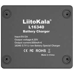 Зарядки аккумуляторных батареек Liitokala Lii-L16340
