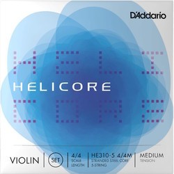 Струны DAddario Helicore Violin 5-Strings 4/4 Medium