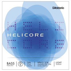 Струны DAddario Helicore Pizzicato Double Bass Single D 3/4 Light