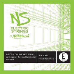 Струны DAddario NS Electric Contemporary Double Bass Single E 3/4 Light
