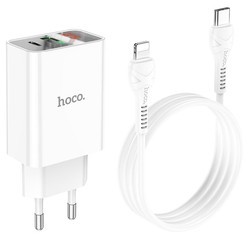 Зарядки для гаджетов Hoco C100A + Lightning