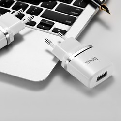 Зарядки для гаджетов Hoco C11 Smart + microUSB