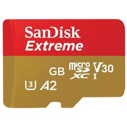 Карты памяти SanDisk Extreme V30 A2 UHS-I U3 microSDXC for Mobile Gaming 128Gb