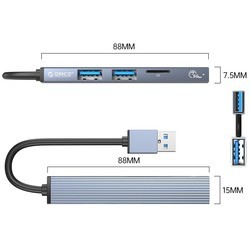 Картридеры и USB-хабы Orico AH-A12F