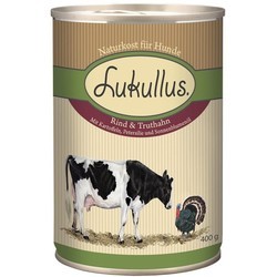 Корм для собак Lukullus Adult Wet Food Beef/Turkey 800 g 6 pcs