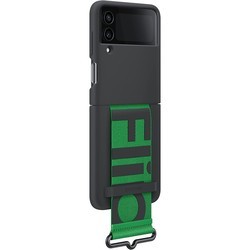 Чехлы для мобильных телефонов Samsung Silicone Cover with Strap for Galaxy Z Flip4