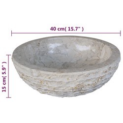 Умывальники VidaXL Basin Marble 242672