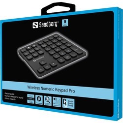 Клавиатуры Sandberg Wireless Numeric Keypad Pro