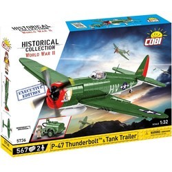 Конструкторы COBI P-47 Thunderbolt and Tank Trailer Executive Edition 5736